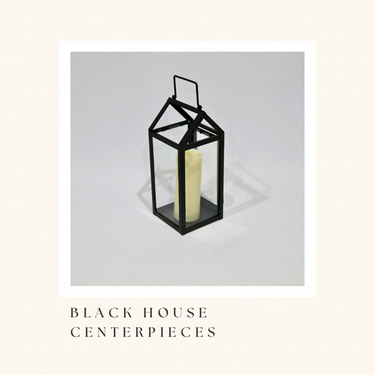 Black House Metal Lanterns