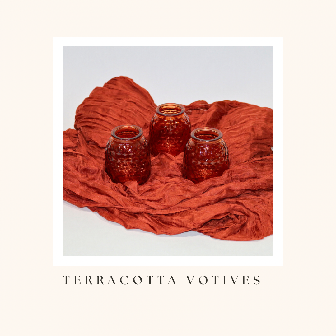 Terracotta Glass Votives