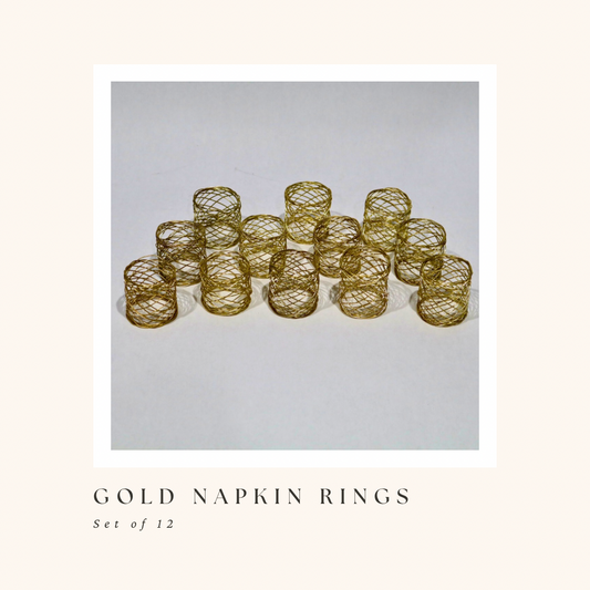 Gold Napkin Rings