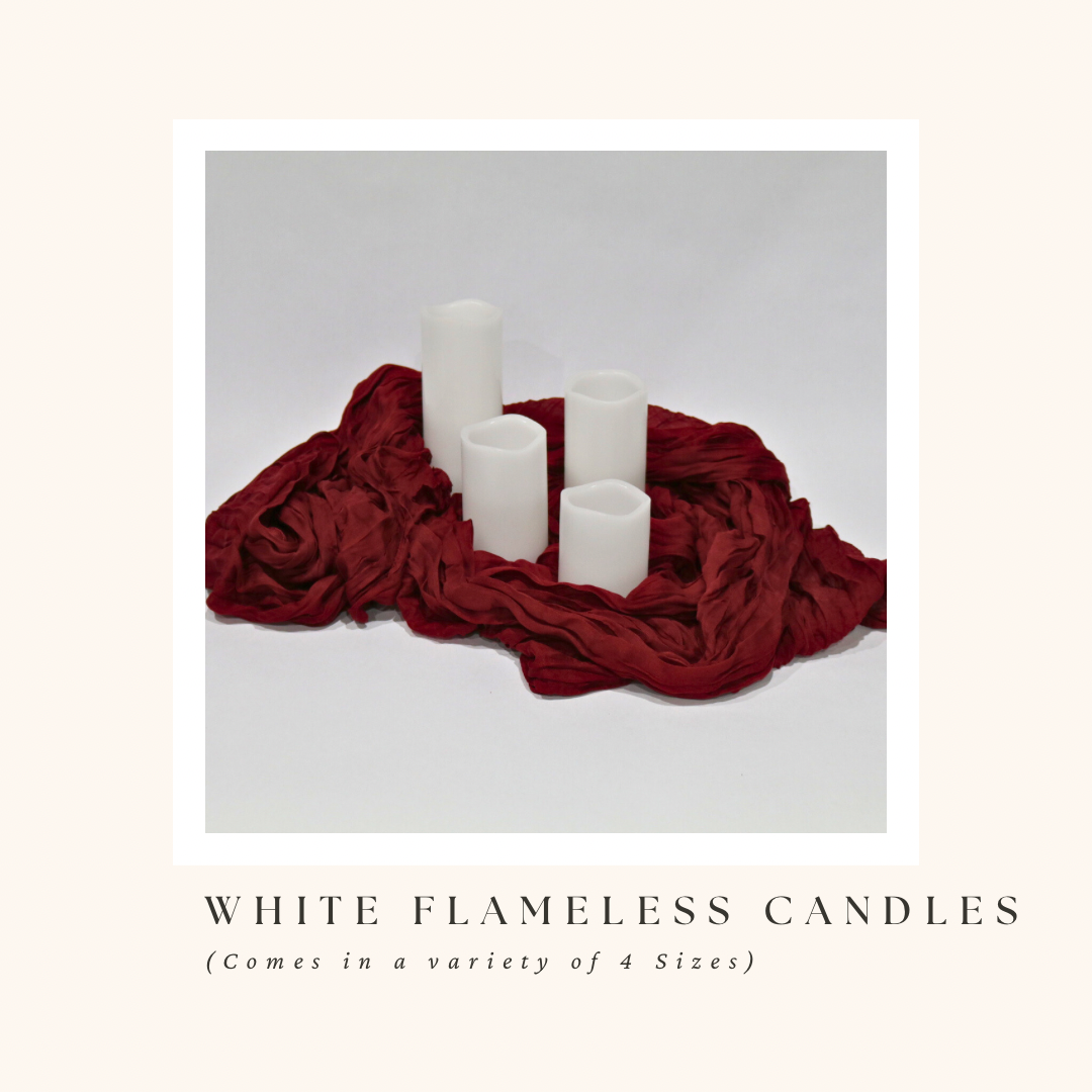 White Flameless Candles