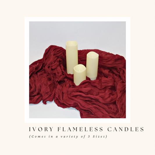 Ivory Flameless Candles