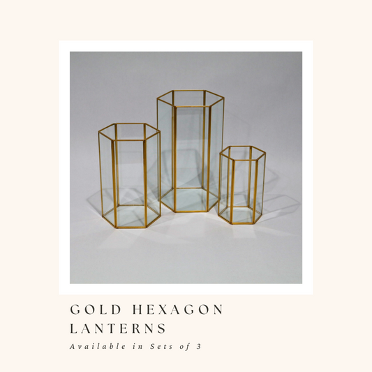 Gold Hexagon Lanterns