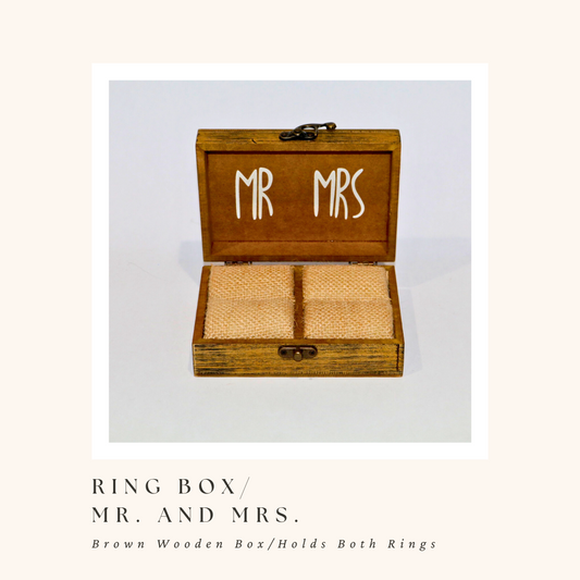 Ring Box/Mr. and Mrs.