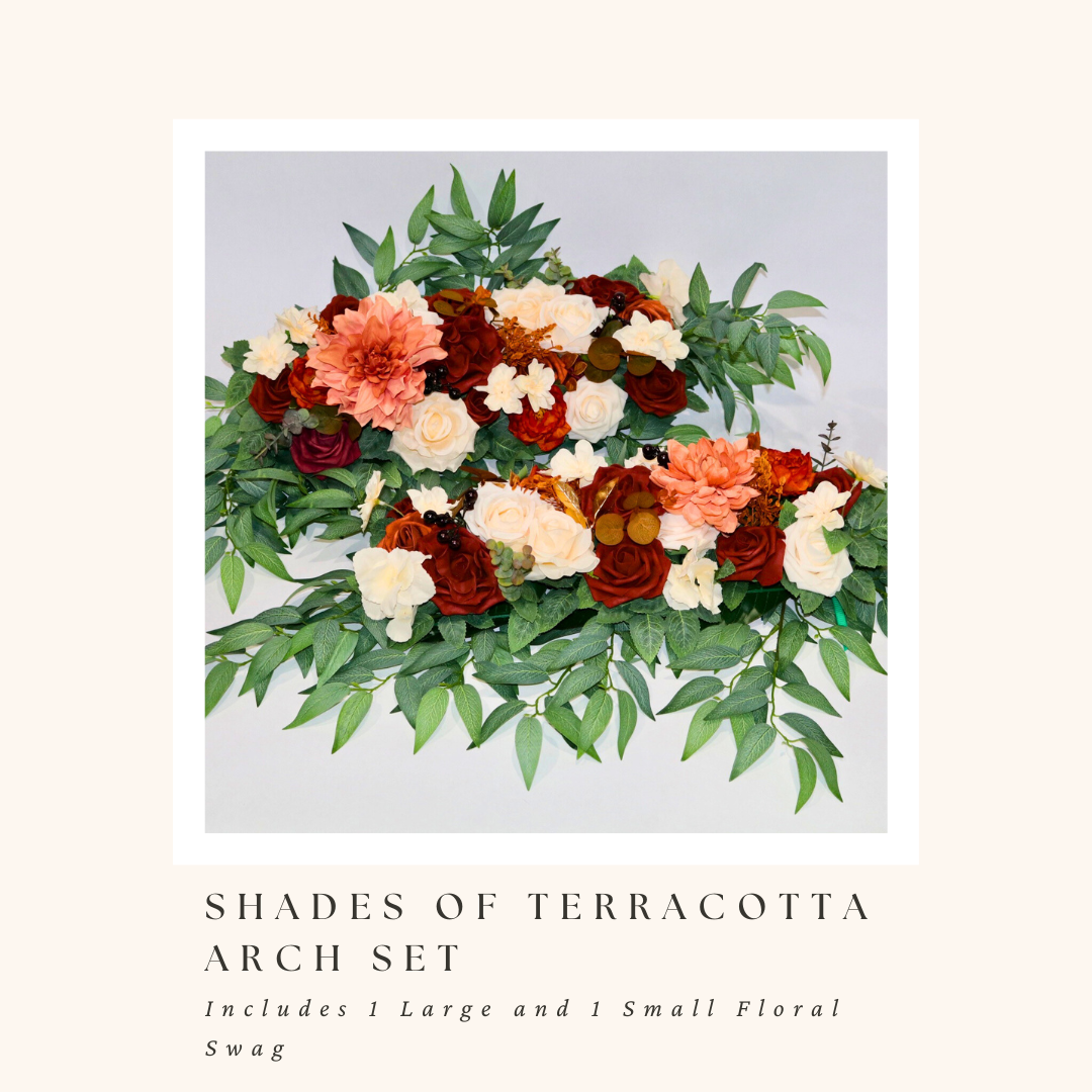 Shades of Terracotta Arch Set – Perfect Day Decorating