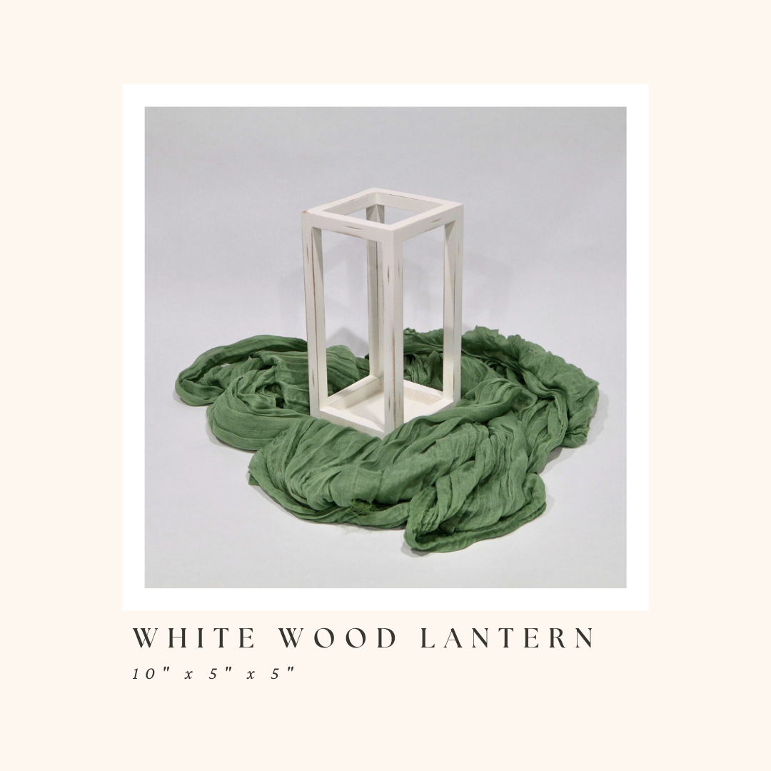 White Wood Lanterns Perfect Day Decorating