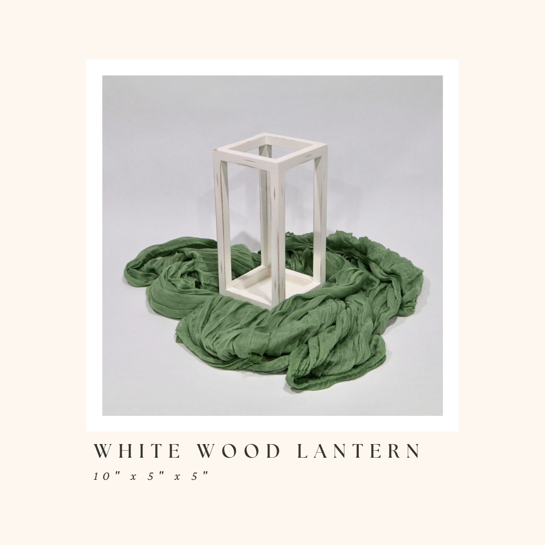 White Wood Lanterns